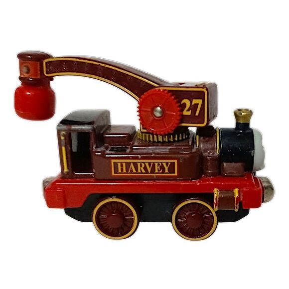 Harvey Thomas the Tank Engine & Friends Metal Diecast Train 2003 Maroon Gold Red - Picture 8 of 16
